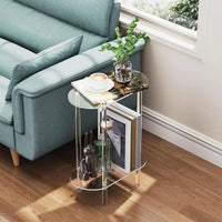 Transparent Two-Tier Acrylic Table