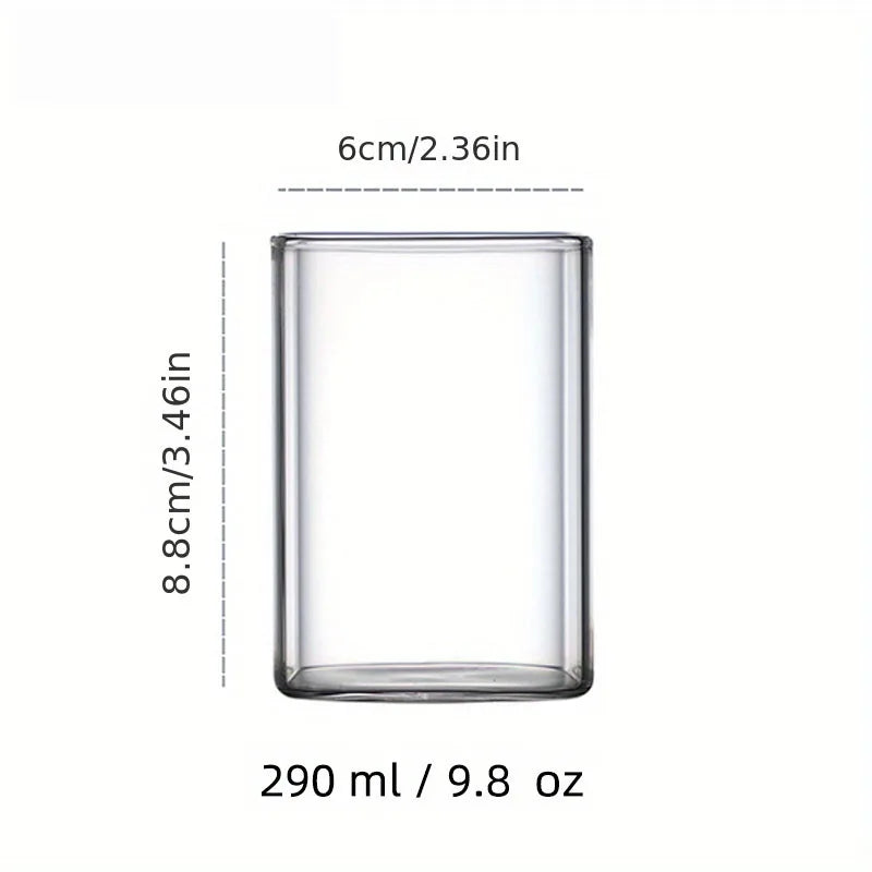 Square Cocktail Drinking Glass