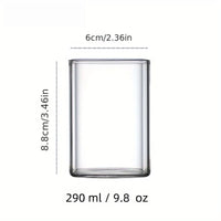 Square Cocktail Drinking Glass