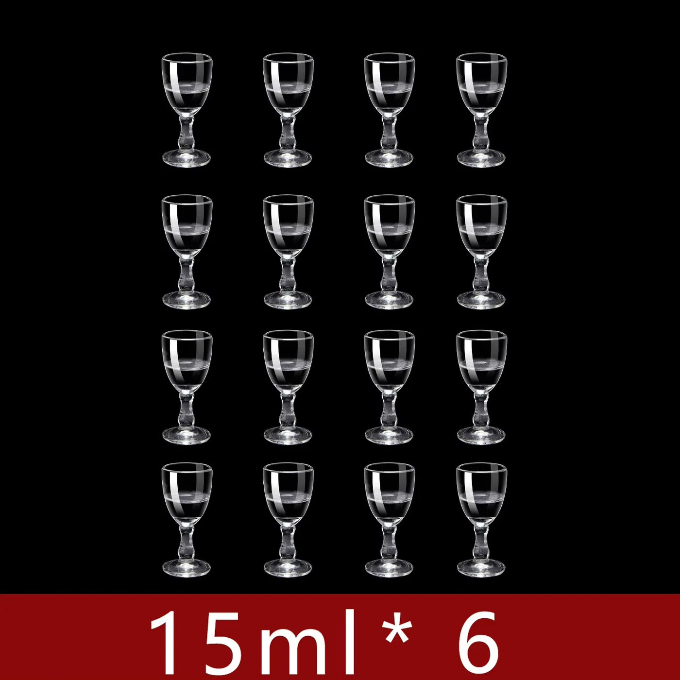 Mini Footed Shot Glasses