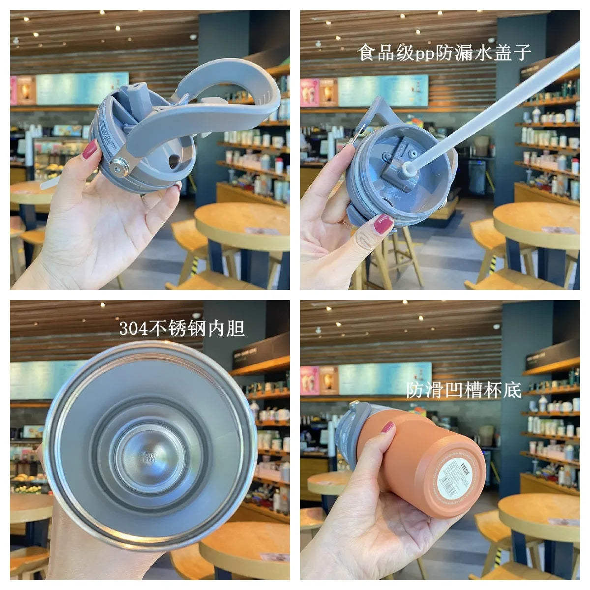 Leakproof Vacuum Travel Tumbler