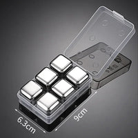 Reusable Stainless Whiskey Cubes