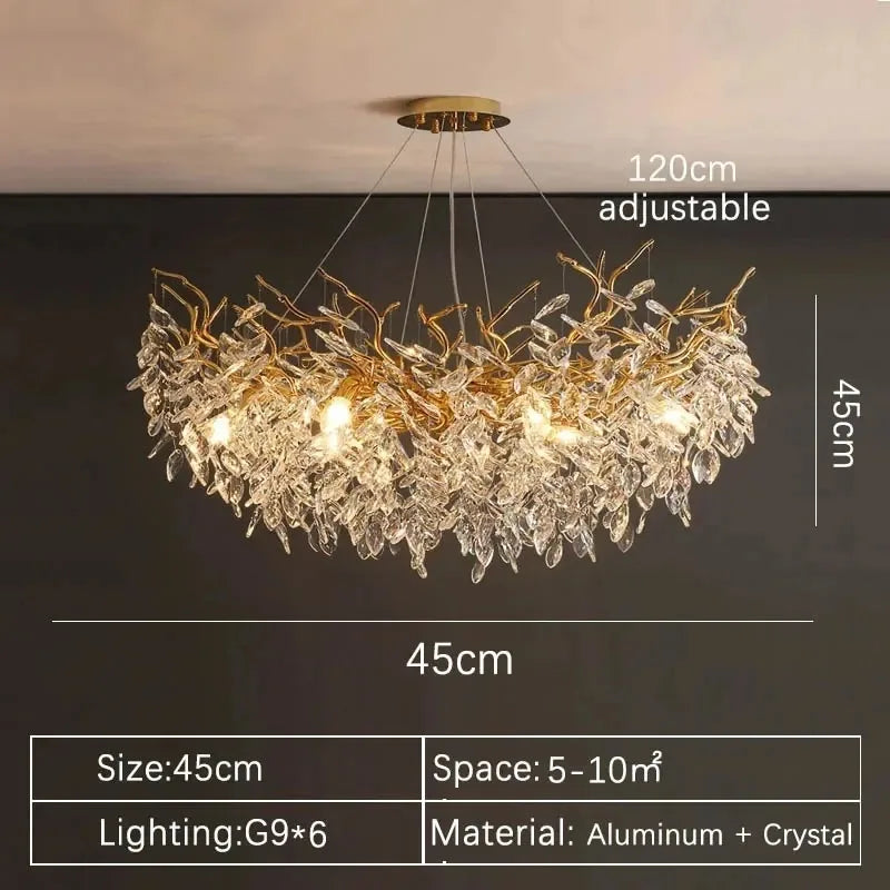 Crystal Island LED Chandelier