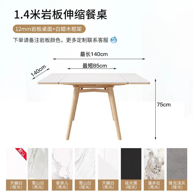 Extendable Nordic Dining Table