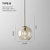 Nordic Glass Loft Pendant