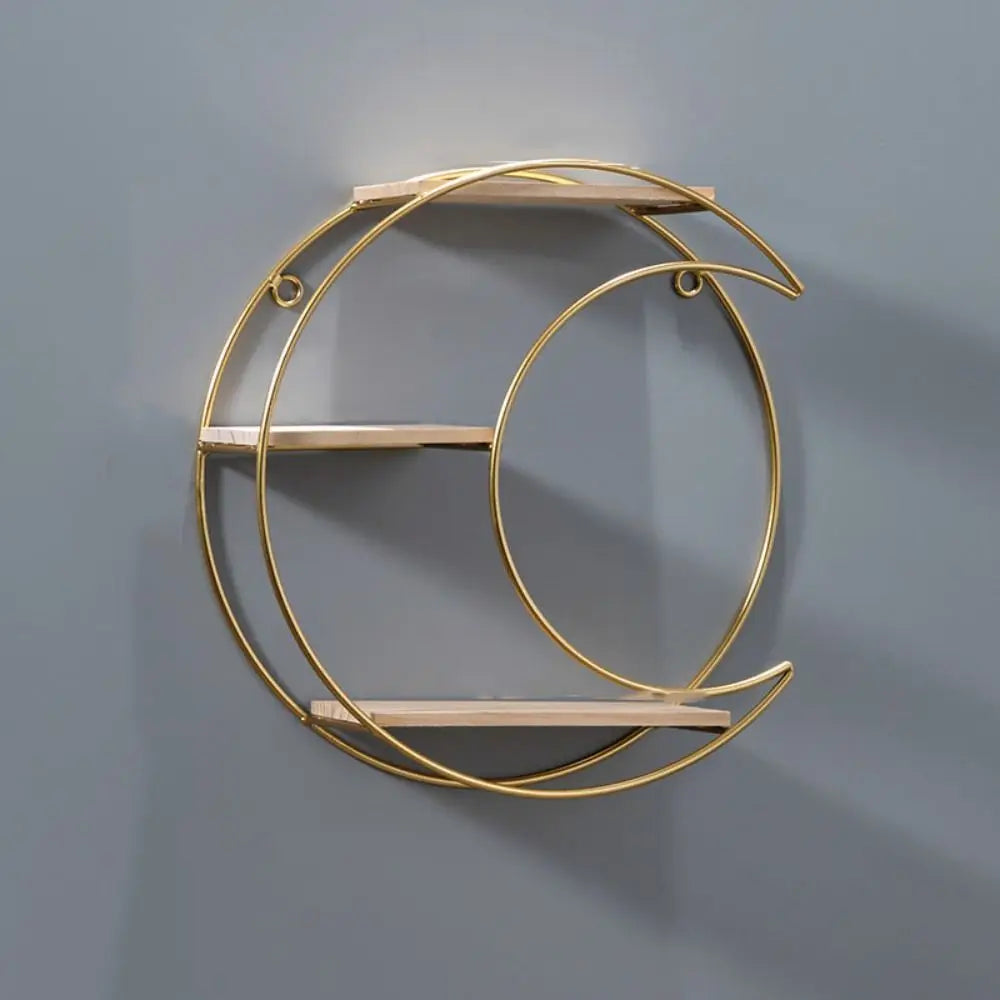 Gold Iron Wall Shelf