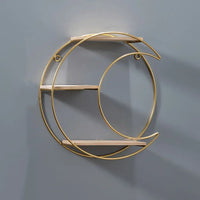 Gold Iron Wall Shelf