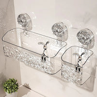 Suction Glacier Bathroom Basket