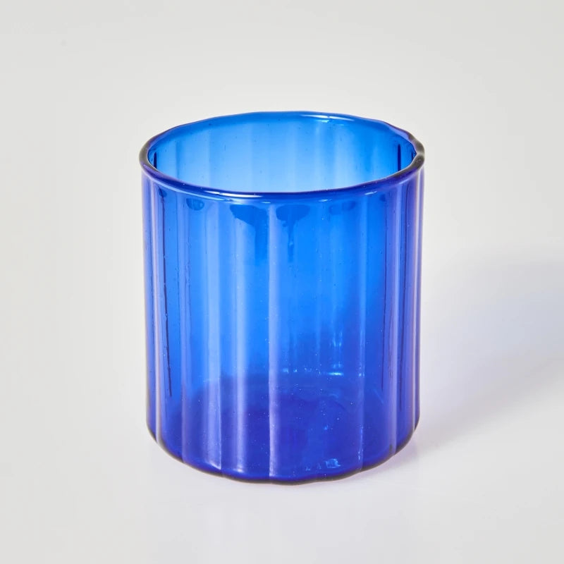 Heat-Resistant Striped Glass Cups
