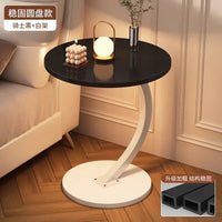 Round Space-Saving Coffee Table