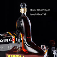 High-Heel Crystal Whisky Decanter