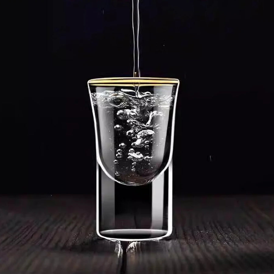 Gold Foil Shot Glasses