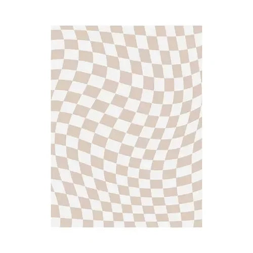 Retro Checkerboard Plush Rug