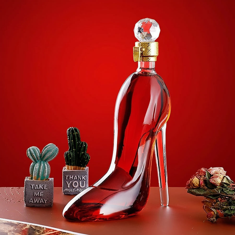 High-Heel Crystal Whisky Decanter