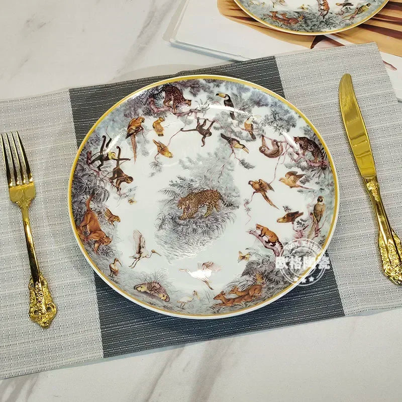 Jungle Ceramic Dinnerware Set