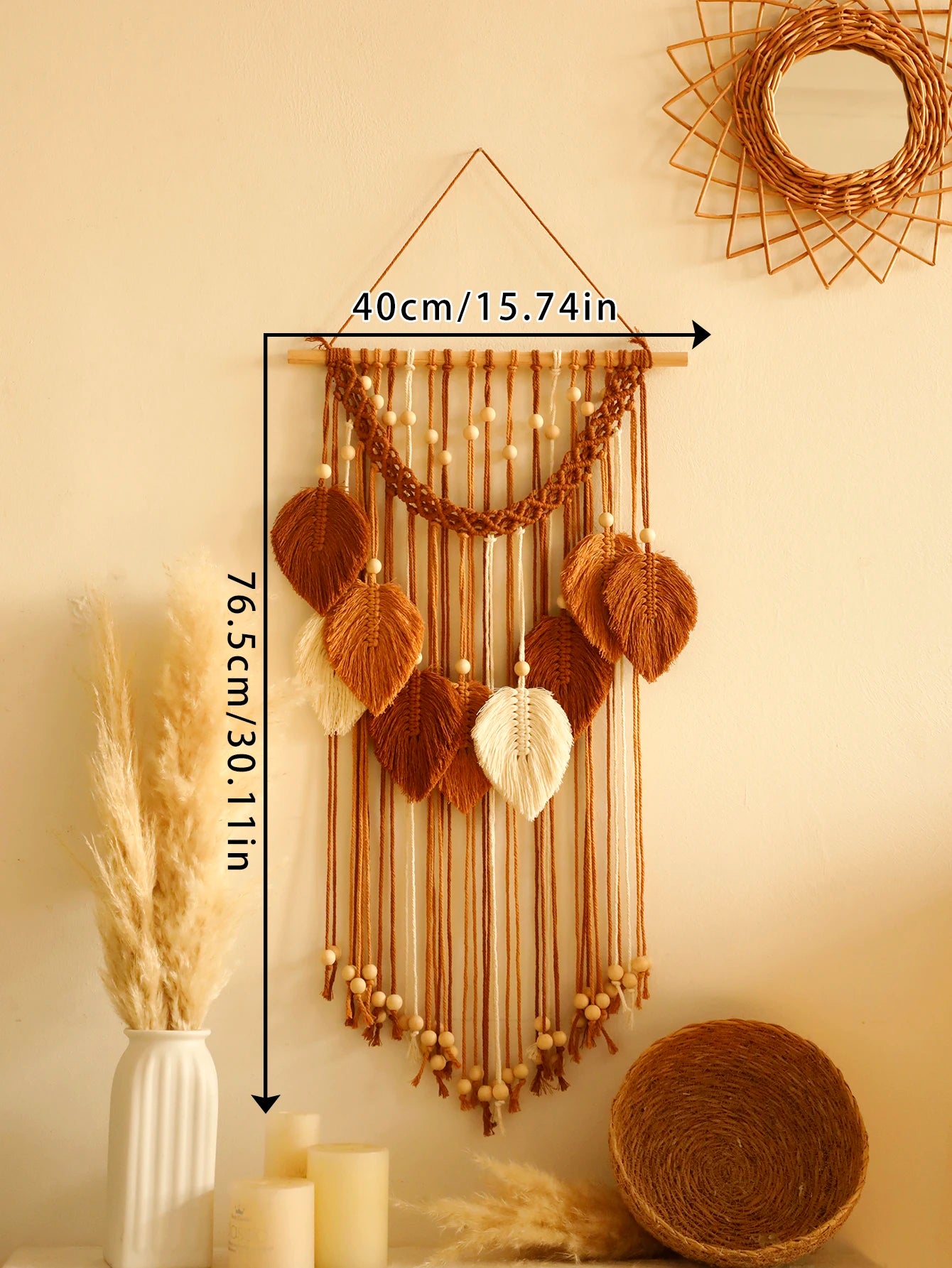 Botanical Macrame Wall Hanging