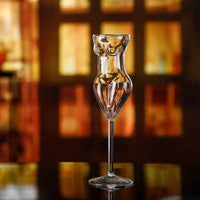 Female Silhouette Cocktail Glass