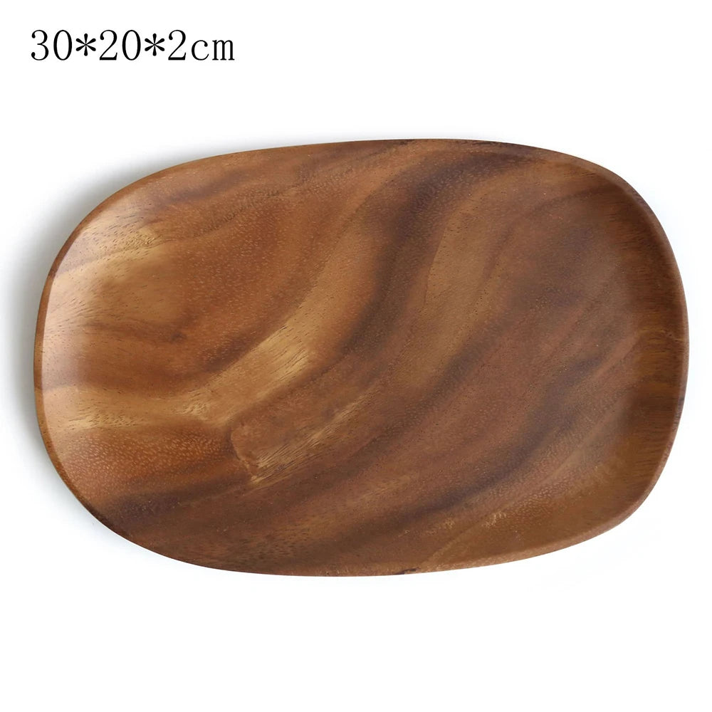 Acacia Oval Serving Tray