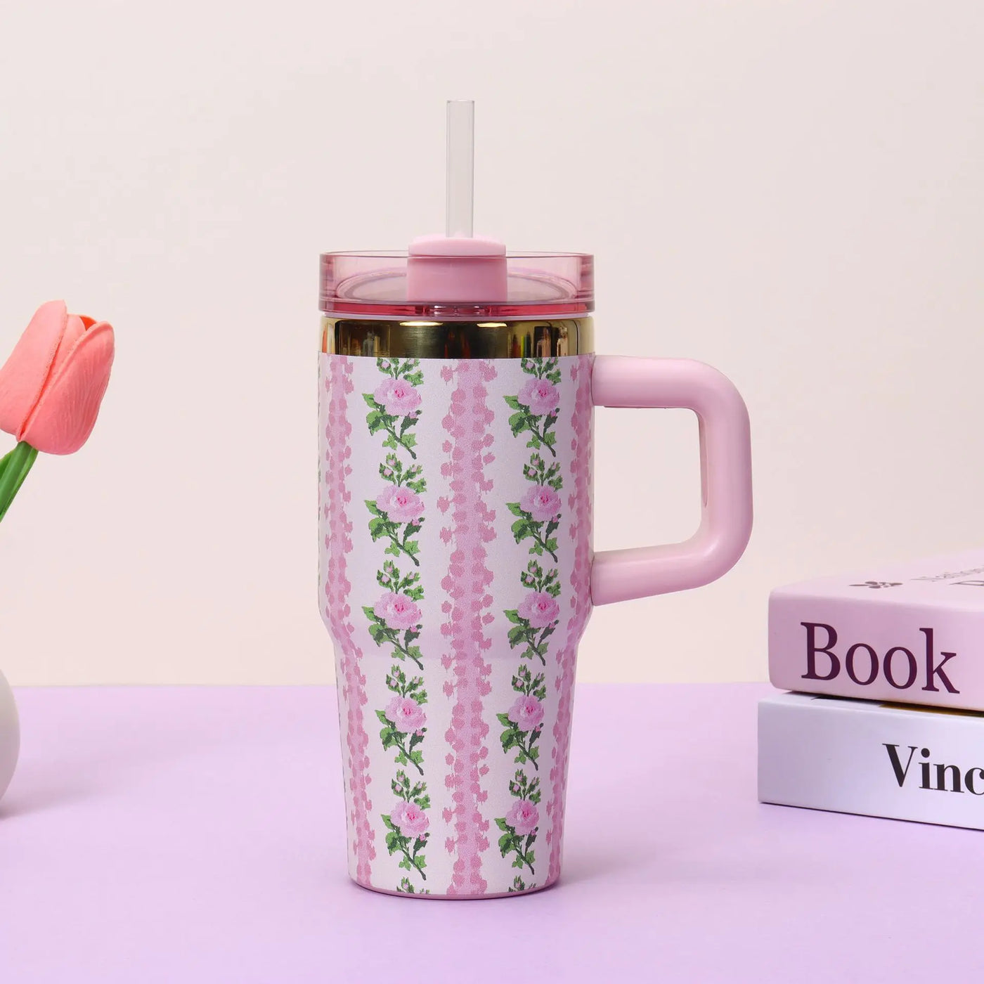14oz Handled Travel Tumbler
