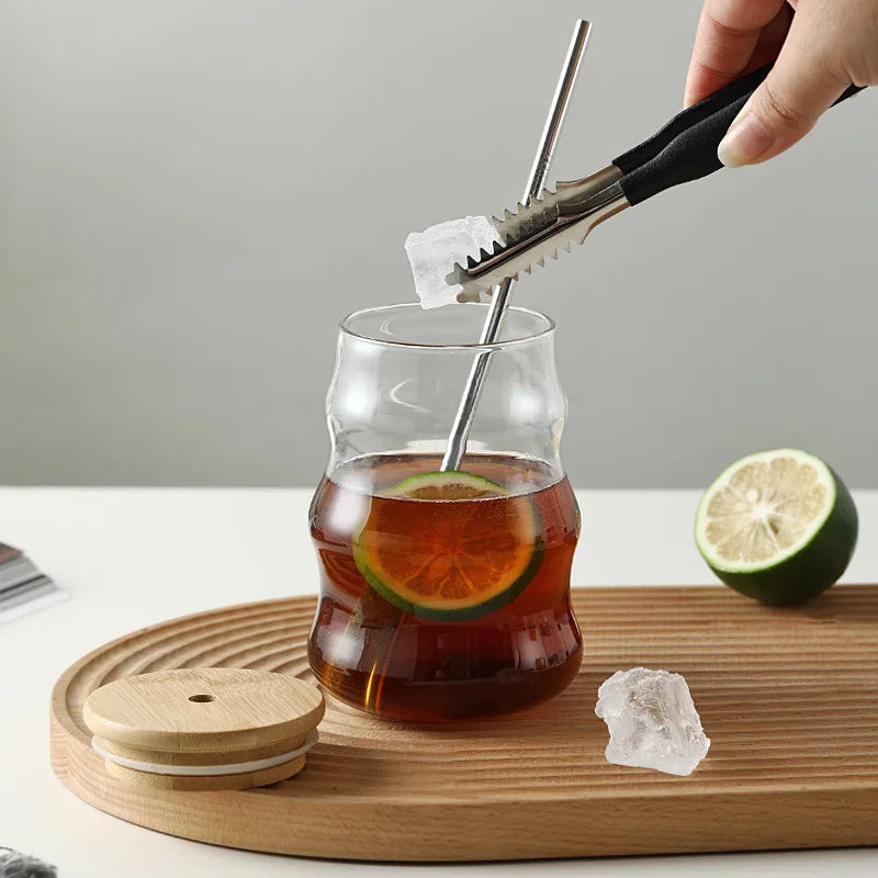 Bamboo Lid Glass Tumblers