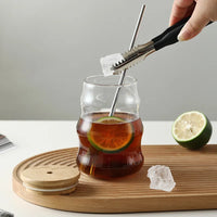Bamboo Lid Glass Tumblers