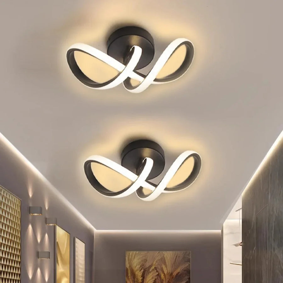 Minimalist Iron LED Chandelier