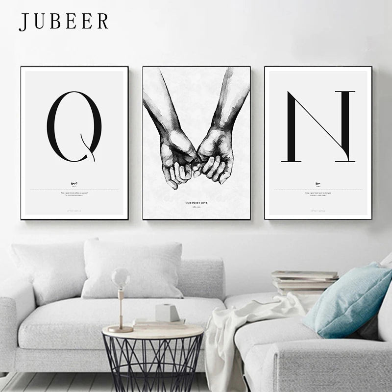 Minimal Love Quote Prints