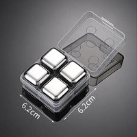 Reusable Stainless Whiskey Cubes