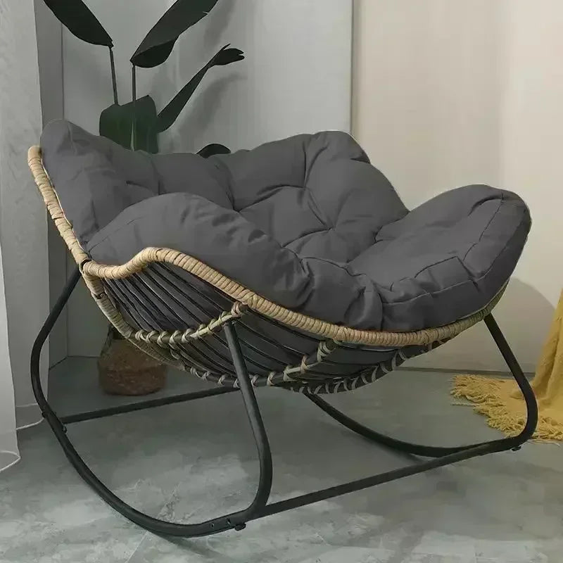Rattan Bird Nest Rocker