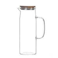 Bamboo Lid Glass Kettle