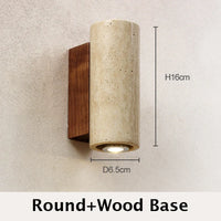 Travertine Marble Wall Sconce