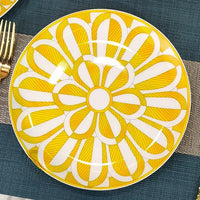Geometric Bone China Tableware