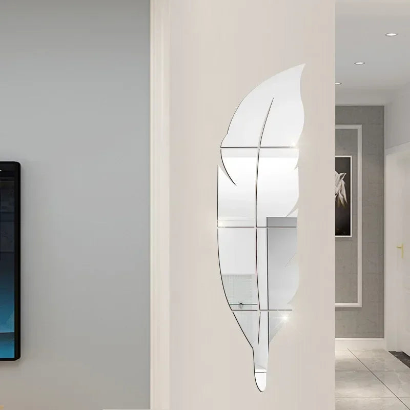 Dancing Feather Mirror Stickers