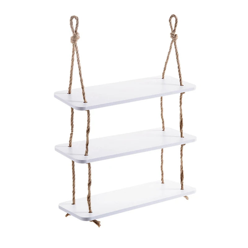 Wooden Multi-Tier Storage Shelf