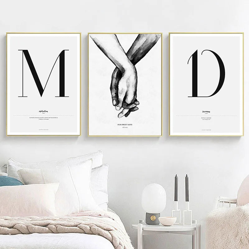 Minimal Love Quote Prints