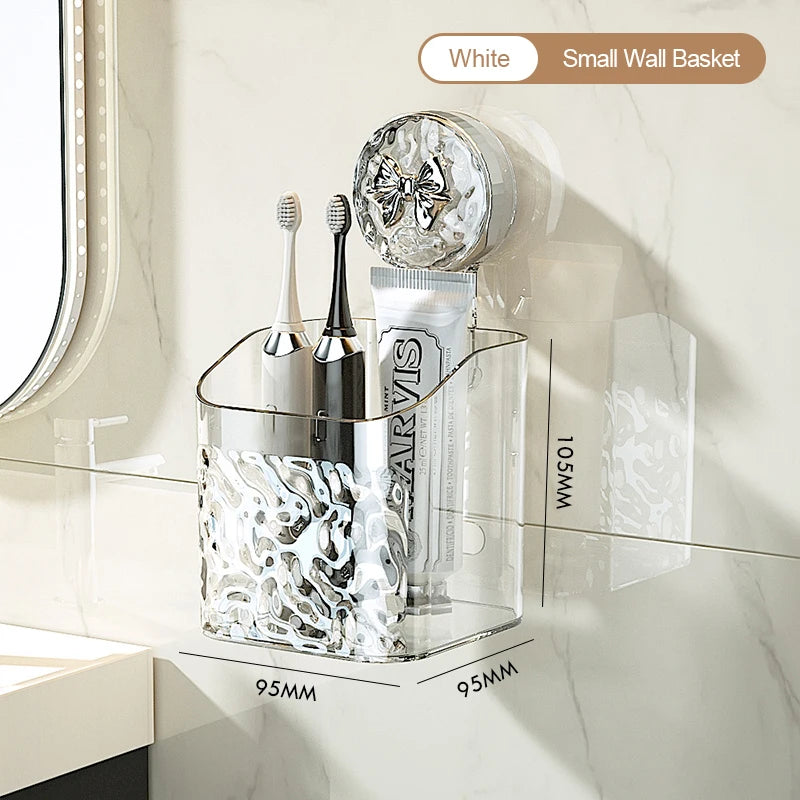 Suction Glacier Bathroom Basket