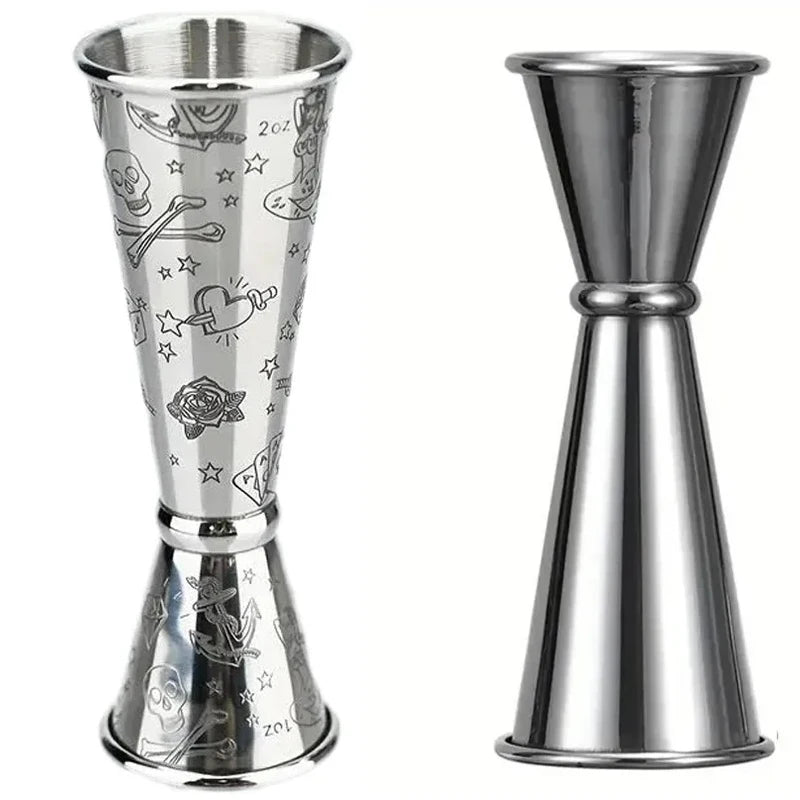 Double Shot Steel Jigger