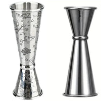Double Shot Steel Jigger