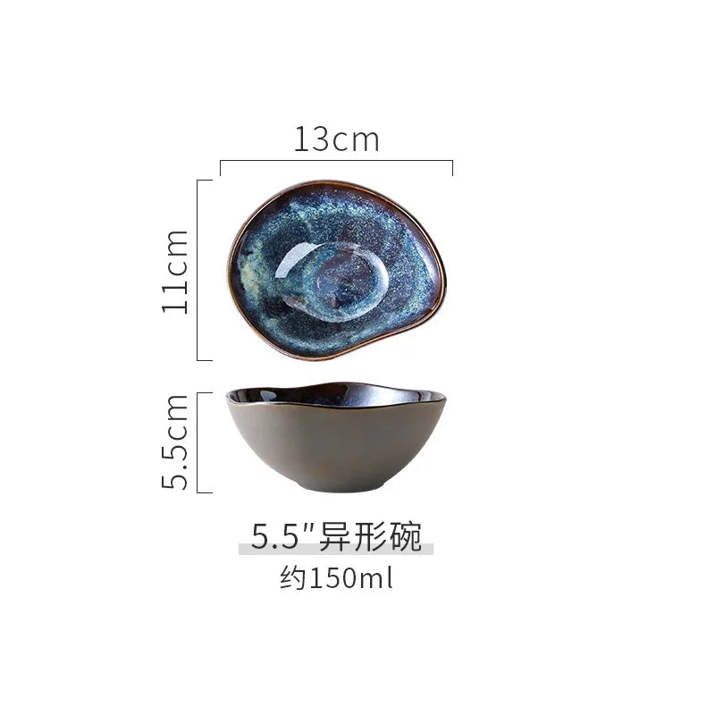 Glazed Porcelain Tableware Set