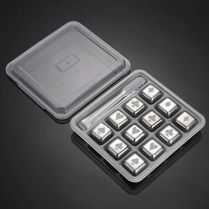 Reusable Stainless Whiskey Cubes
