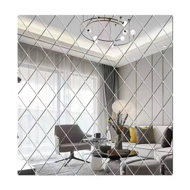 Geometric Triangle Mirror Stickers