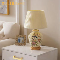Painted Ceramic Desk Lamp