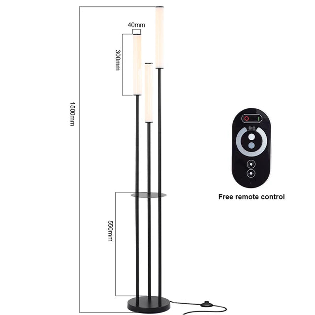 Dimmable Shelf Floor Lamp