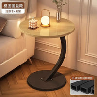 Round Space-Saving Coffee Table