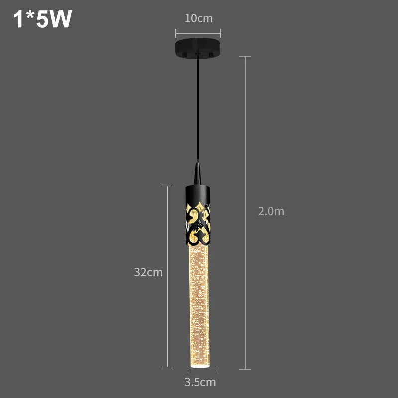 Crystal Multi-Light Pendant Lamp