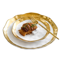 Gold Plated Porcelain Plates
