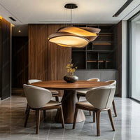 Round Wood Dining Set