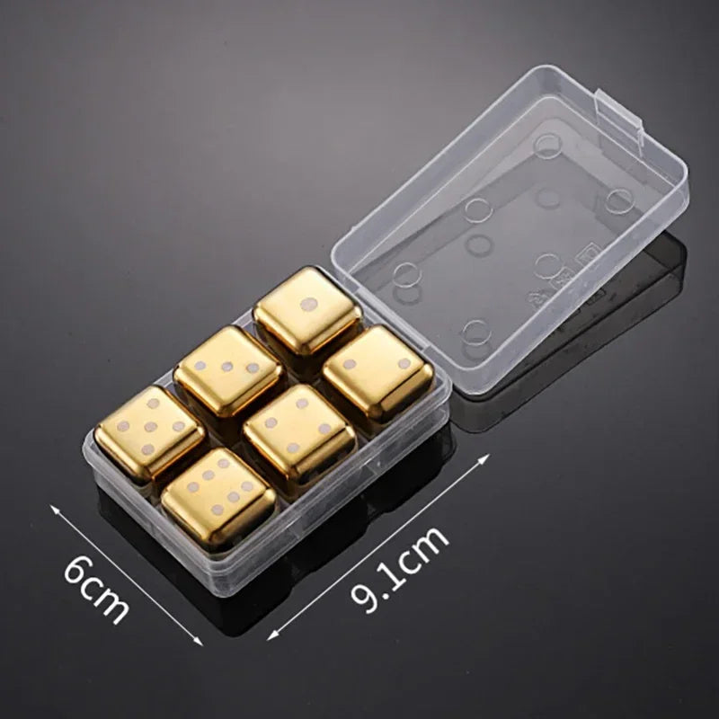 Reusable Stainless Whiskey Cubes