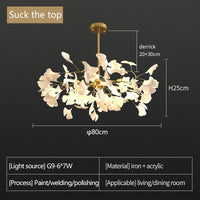 Ginkgo Ceramic LED Chandelier