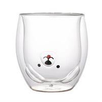 Animal Double-Wall Glass Mug